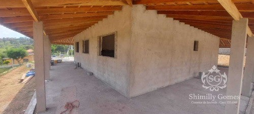 Imagem 7 de 14 de 1.200 M², Chácara Em Fase De Acabamento, 03 Dormitórios E Piscina !!