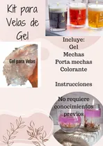 Comprar Gel Para Velas. Gel De Parafina. Kit Para Velas De Gel.