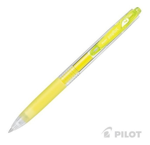 Pilot Lápiz Gel Poplol 0.7 Neón Amarillo 