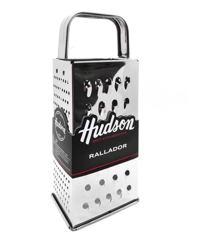 Rallador Acero Inoxidable Hudson 4 Caras 21 Cm Economico