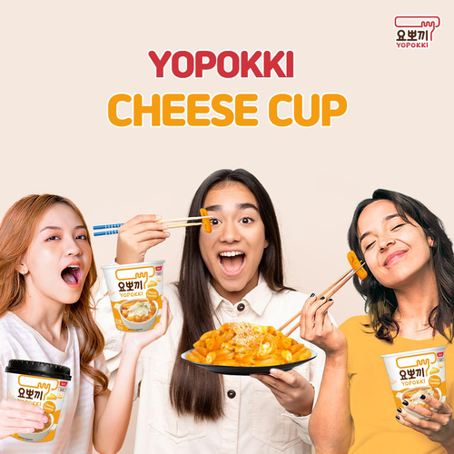 Pastelitos De Arroz Corean Sabor Queso Yopokki Topokki 120 G