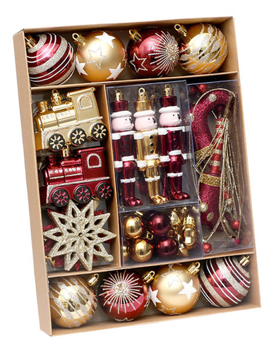 Juego De Adornos De Bolas De Navidad, Decoración Estilo C