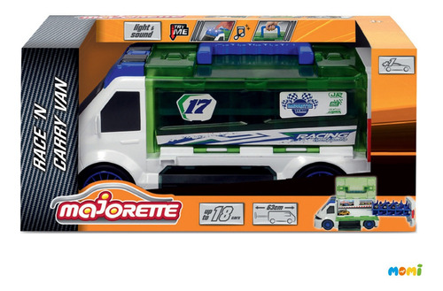 Majorette Camión Valija Porta 18 Autos + Pista Y Sonido
