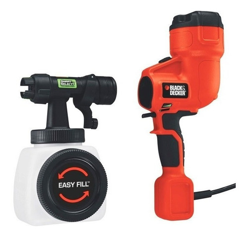 Imagem 2 de 5 de Pistola Pulverizadora Blackdecker Pintar Portão 220v Bdph200