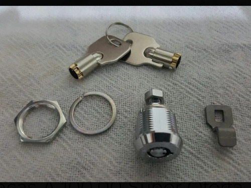 Imagem 1 de 5 de 5 Fechadura Tubular Mecânica. Jukebox Fliperama Cofres Etc.