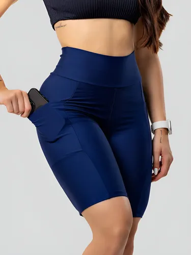 Sports Short C/ Bolso Para Corrida Suplex