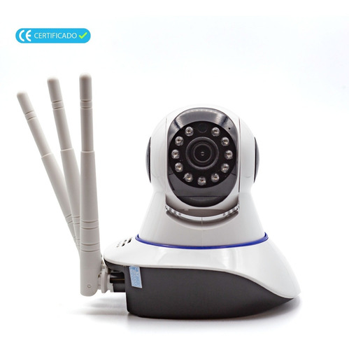 Imagem 3 de 6 de Camera Robo 3 Antenas Ip Wifi 360º 720p Sistema Yoosee/yyp2p