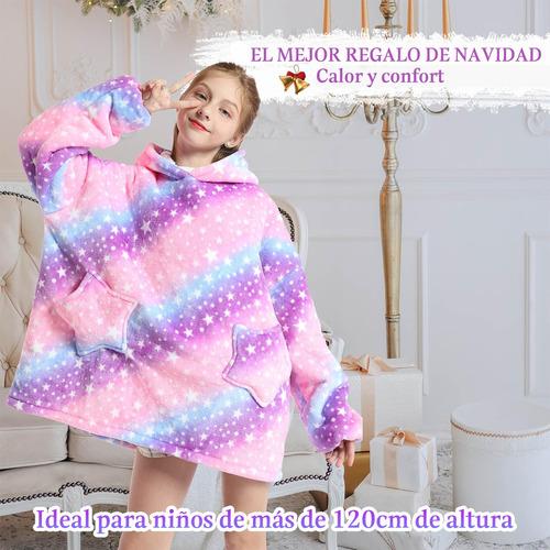 . Sudadera Cobija Hoodie Con Capuch Afelpada Calientita Niño