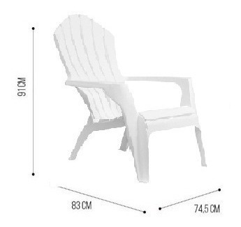 Imagen 5 de 6 de Silla Sillon Miami Apilable Para Exterior Jardin Garden Life