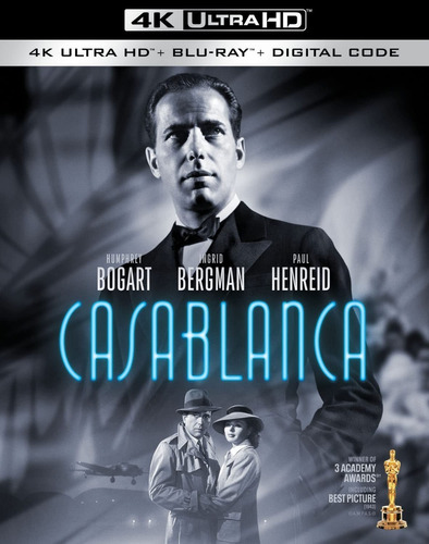 Blu Ray Casablanca 80 Anniversary Edition 4k Ultra Hd 