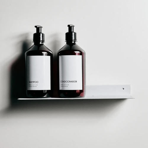 Frasco Âmbar Minimal Preto Sanchz Design