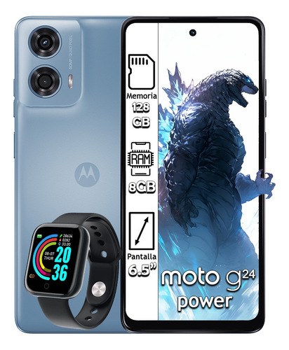 Celular Moto G24 Power 128gb Dual Sim 8gb Ram + Kit 