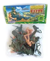 Comprar Soldaditos De Elite Figuras Juguete 25 Piezas Vulcanita