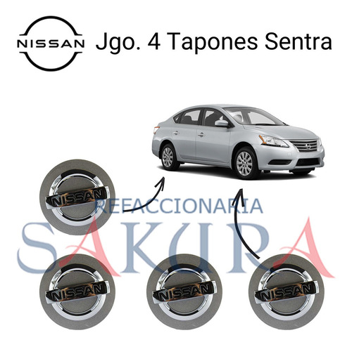 Set Tapones Rueda Sentra 2021