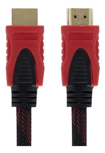 Cable Hdmi 3 Metros Doble Filtro Mallado Punta Dorada Nuevo