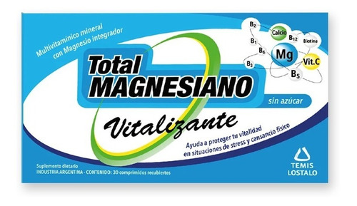 Total Magnesiano Vitalizante X 30 Comprimidos Recubiertos