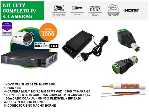 Kit Cftv Intelbras