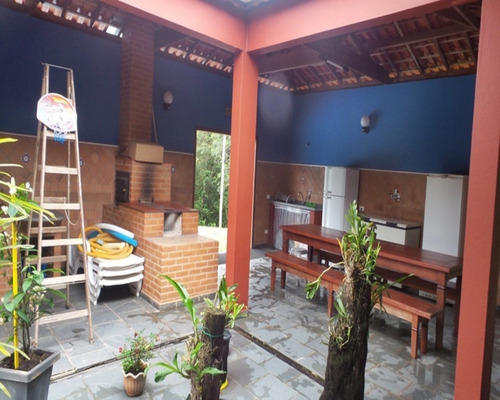 Imagem 4 de 30 de Excelente Sítio, Ideal Para Lazer, Contendo Casa Sede Arejada Em Fino Acabamento Localizado Em Juquitiba. - 204 - 32982738