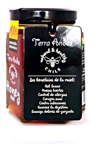 Imagen 3 de 10 de Miel De Montaña Orgánica 240 Grs 100% Pura De Abeja