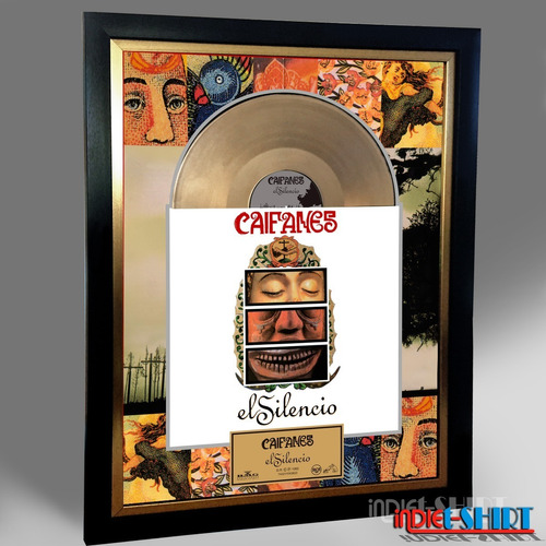 Cuadro Decorativo Caifanes Bunbury Soda Stereo Disco Oro Lp