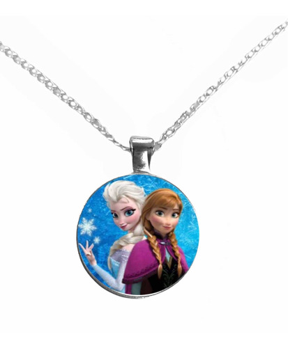 Collar Princesas Anna Y Elsa Frozen