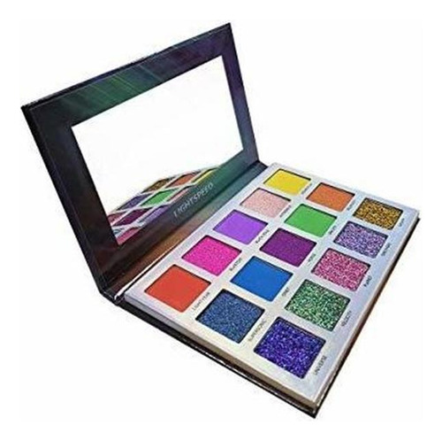 Sombras De Ojos - 15 Color Pigmented Eyeshadow Palette, 