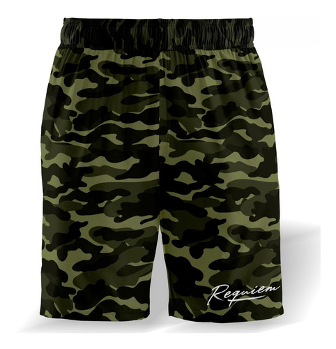 Bermuda Short Camuflado Pantalon Corto Microfibra - Requiem