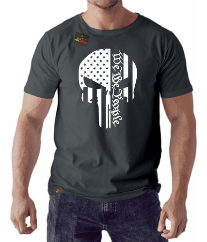 Polera De Gimnasio We The People Military Punisher Ufc Gym