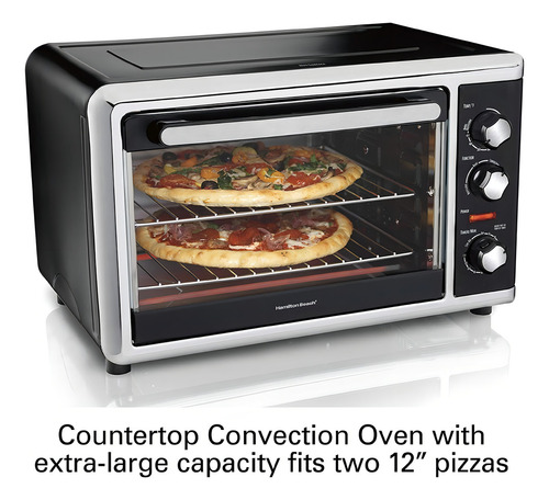 Horno Eléctrico De Convección Hamilton Beach De 32 Litros (Reacondicionado)