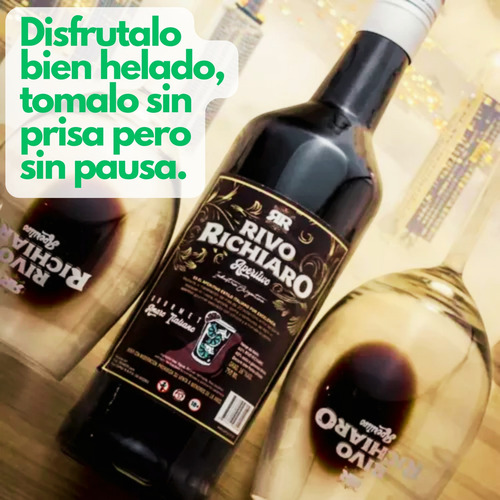 Aperitivo Vermut Amaro Rivorichiaro X6 Botellas Premium