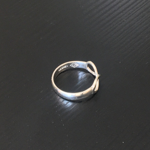 Imagen 5 de 9 de Anillo Infinito De Plata Ley .925 Agálea Joyeria