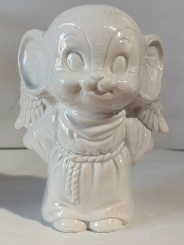 Figura Artesanal Porcelana Raton Angel Fraile Retro Mouse