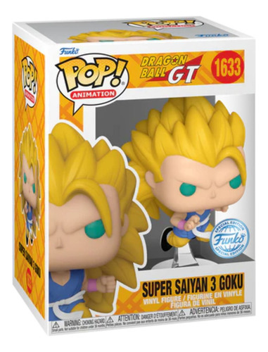 Funko Pop! Dragon Ball Gt - Goku Ssj 3 Special Edition #1633
