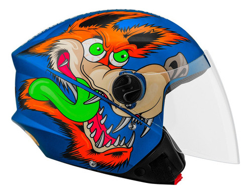 Casco para moto Pro Tork New Liberty Three azul talle 60