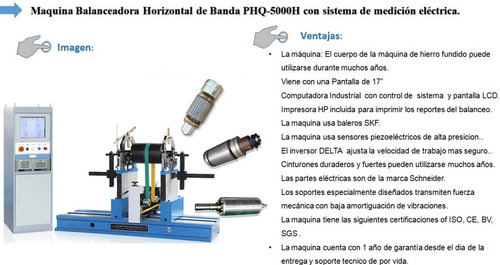 Imagen 3 de 15 de Balanceadoradinamica 5 Ton Rotores, Rodillos,impelentes,flec