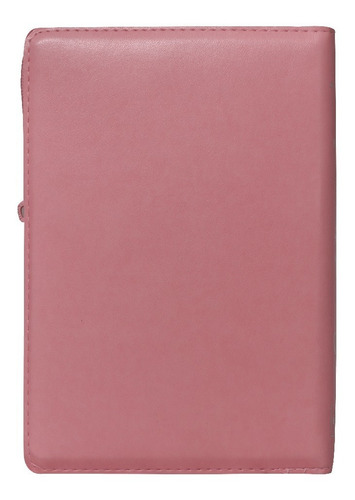 Biblia Rvr1960 Let Grande Imit Piel Rosa Claro Cierre/índice