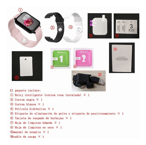 Reloj Inteligente Deportivo Con Bluetooth