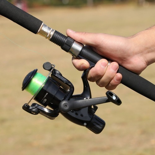 Imagen 8 de 9 de Combo Pesca Reel + Caña 2.10 Mts + Tanza Para Rio Mar