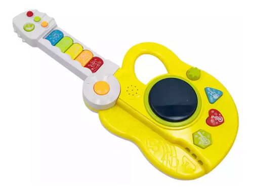 Imagen 2 de 4 de Guitarra 3 En 1 Multifuncional Música Y Luz 3d