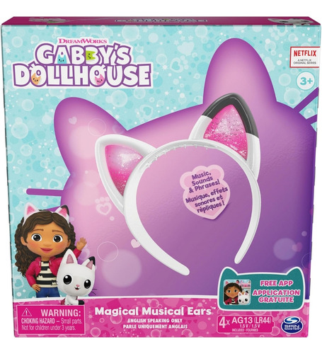 Gabbys Dollhouse Juguetes Orejas Mágicas Músicales De Gato 