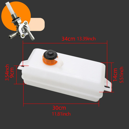 F Impacto Compactador Tanque De Combustível De Gás 34x14cm