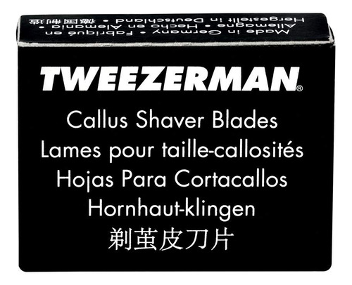 Tweezerman Cuchillas De Repuesto Para Afeitadora De Callo, 2