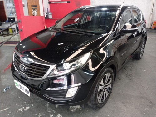 Imagem 11 de 12 de Sportage Ex2 2.0 Flex Automatica 2014 Preta Completo Teto !