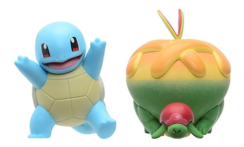 Pokémon Figuras De Ação Squirtle E Appletun - Figure Pack