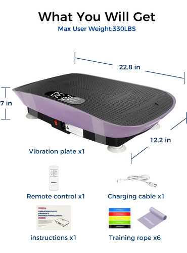 Máquina De Ejercicio De Placa De Vibración Deportiva, De De
