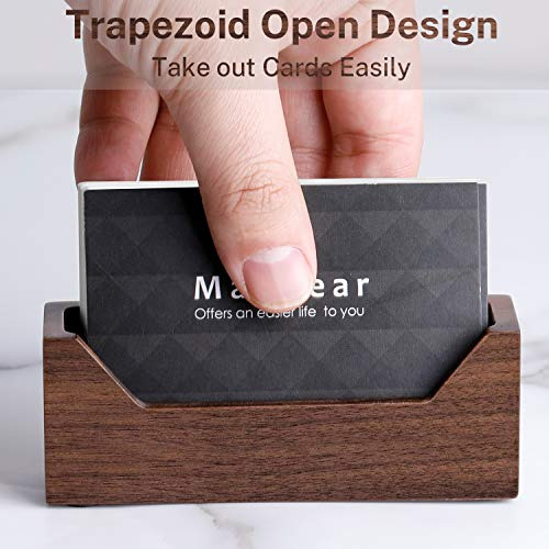 Soporte Tarjetas De Visita De Madera Escritorio, Soport...