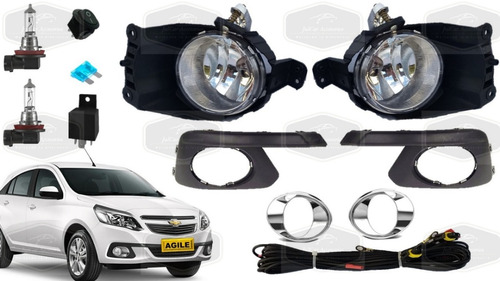 Kit Faros Auxiliares  Agile 2013 2014 2015 2016 2017 18 19 Der O Izq  Calidad Original  