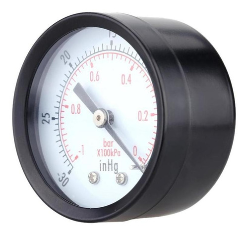 -30inhg / -1bar Mini Línea Manómetro De Vacío Aire De