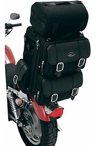 Sillones S3200de Deluxe  Moda Sissy Bar Bolsa  Negro Negro