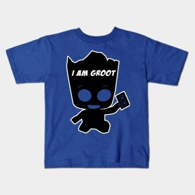 Remera Dragonfly Negra Y Blanca Groot Guardianes Col. A 20